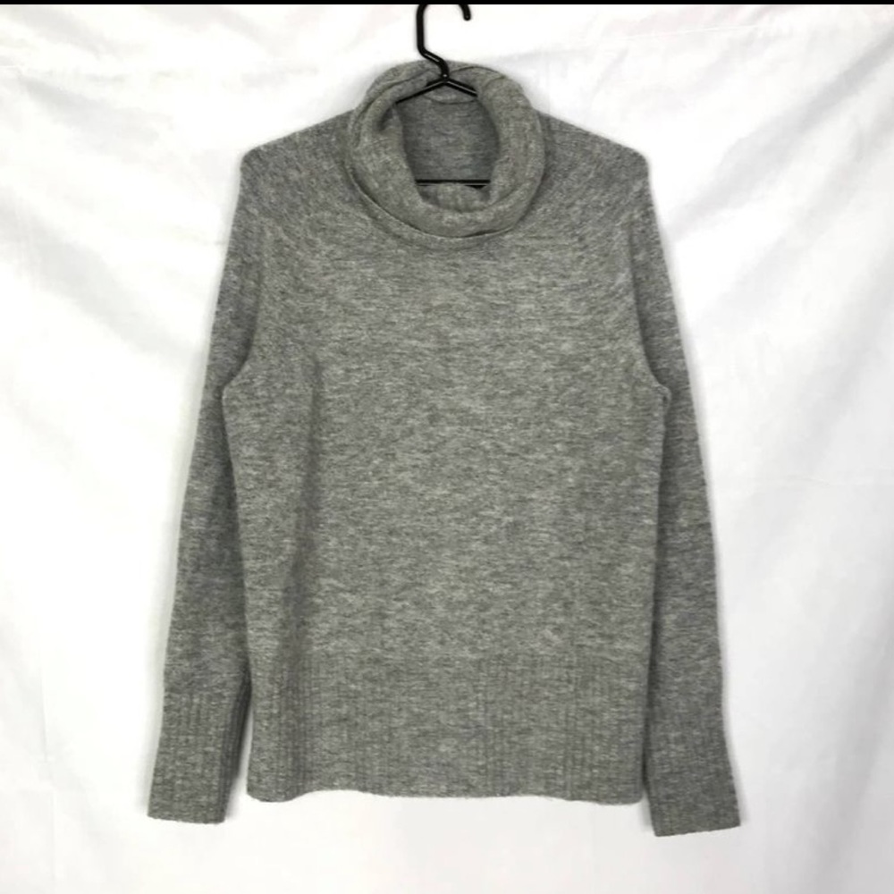 The Group Babaton Alpaca blend funnel neck sweater- XS